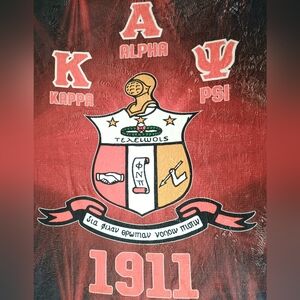 Kappa Alpha Psi Red Throw Blanket